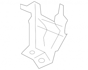 Driver's left knee airbag bracket for the Audi E-Tron 19-23
