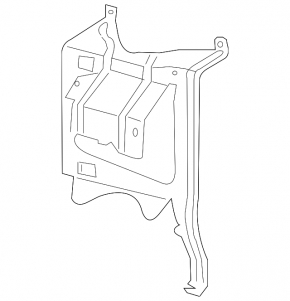 Bracket for radio tape recorder Audi Q7 4L 10-15