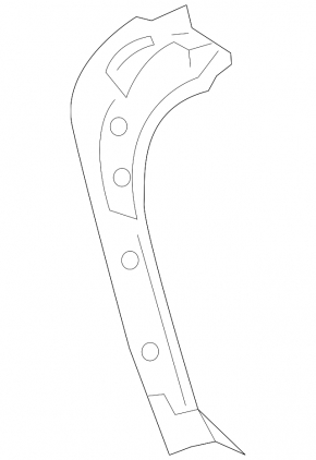 Left rear upper door trim BMW X7 G07 19-22 Elfenbein-Weiss