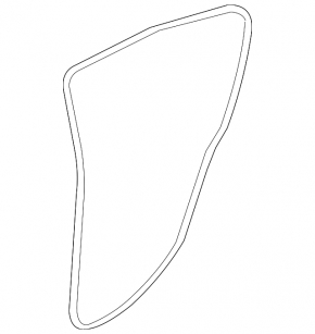 Door seal rear left BMW 3 F30 12-18