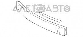 Lexus RX350 RX450h 10-15 Front Bumper Reinforcement
