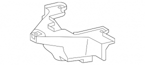 Front bumper bracket central Toyota 4Runner 20-24