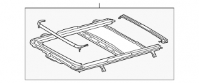 Sunroof mechanism Lexus RX350 RX450h 10-15