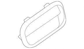 Ventilation shield left Audi A4 B9 17-25