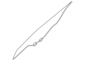 Front right door glass for Nissan Altima 13-18