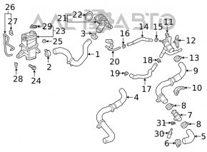 Coolant Temperature Sensor Toyota Camry v70 18-24