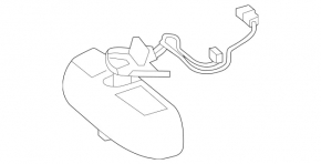Rain sensor Mercedes W167 GLE 350 450 20-26 under projection