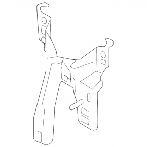 Hood lock plate Mazda3 MPS 09-13