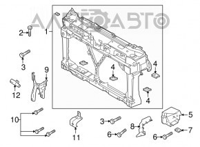 Hood lock plate Mazda3 MPS 09-13