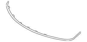 Lincoln MKZ 13-16 Front Bumper Lower Grille Molding
