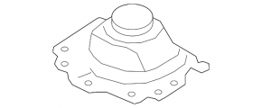 Ford Fusion mk5 17-20 shift washer chrome swollen