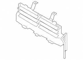 Jaguar E-Pace 18-20 2.0 radiator deflector blinds