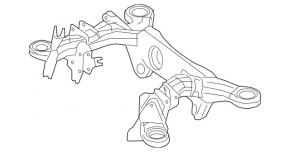 Mercedes W221 rear subframe