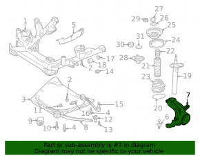 Front left axle shaft BMW X3 E83 03-10 X3. From 12/06