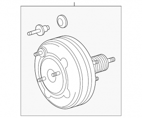 Lexus ES350 13-16 Vacuum Booster