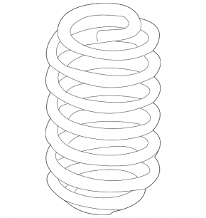 Rear left spring Lexus UX250h UX300h 19-26 FWD, F Sport