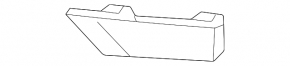 Lower right front bumper molding for Audi Q7 2020-2024