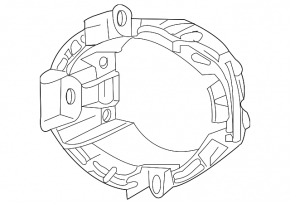 Right fog light mount for Toyota Rav4 2006-2008