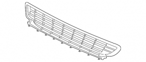 VW Golf 15-17 front bumper lower grille with chrome
