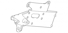 Battery Cooling System Heater Bracket BMW 5 G30 18- 530e Hybrid