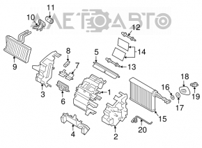 Subaru Outback 20-23 Evaporator
