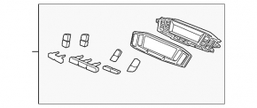 Acura MDX 07-09 Front Climate Control
