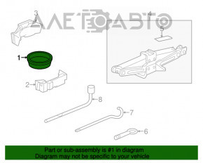 Trunk tray central Honda CRZ 11-16