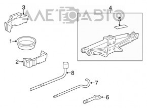 Trunk tray central Honda CRZ 11-16