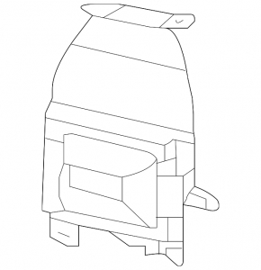 Left blind spot sensor for Kia Optima 11-15
