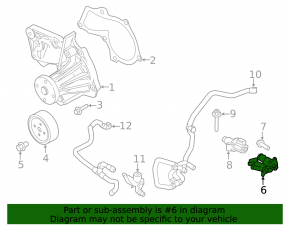 Thermostat housing Ford Escape MK3 13-16 1.6T