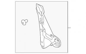 Window lifter mechanical rear right Ford Focus mk3 11-18
