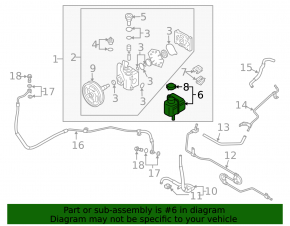 Power steering reservoir Mazda CX-7 06-12