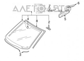 Windshield Mazda CX-7 06-09 Lamipane GGN