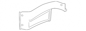 Battery protection bracket Ford Mustang mk6 15- 2.3T