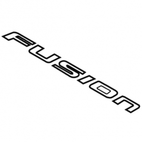 Emblem inscription FUSION trunk lid Ford Fusion mk5 19-20