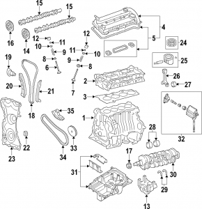 Connecting rod Ford Escape MK4 20-23 hybrid, plug-In