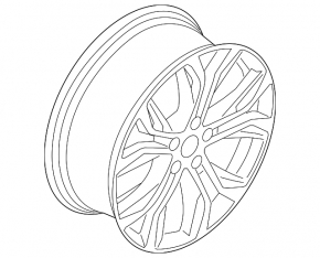 Wheel disk R18 x 7.5J BMW X1 F48 16-20 Style 566, curb