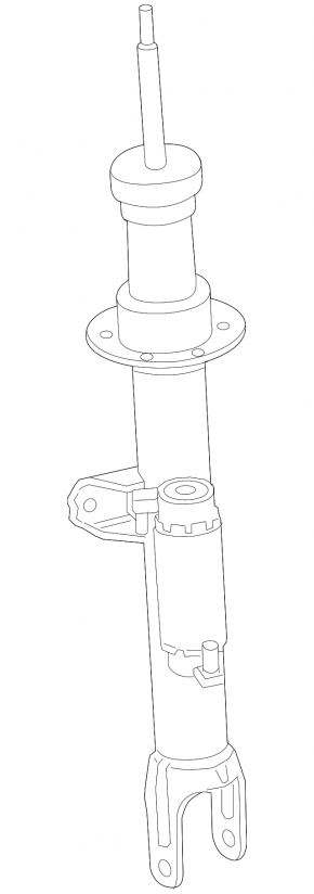 Shock absorber front right BMW 5 G30 18-23 4.4T AWD electric