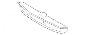 Radiator deflector blinds assembly lower BMW 7 G11 G12 16-22 Without m type, bumper cover & trim