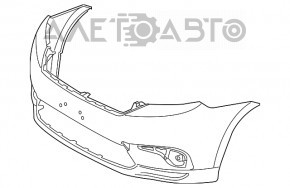 Front bumper bare Toyota Highlander 11-13