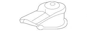 Rear subframe burr rear left Lexus IS 14-20