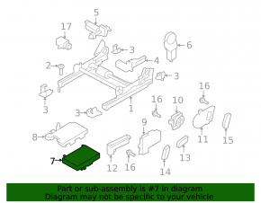 VW Tiguan 09-17 Seat Memory Unit