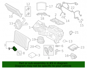 Air Conditioning Heater Valve BMW 4 F32/33/36 14-20