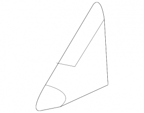 Triangle door plug outer front right Lexus ES350 07-08