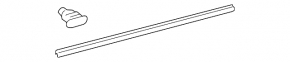 Lower rear right door seal for Lexus GX460 10-23