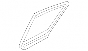 Rear left triangle glass seal for Kia Sportage 17-22