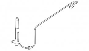 Antenna on the wing of Toyota Sienna 11-15