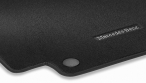 Set of floor mats for Mercedes C-class W205 15-21, black cloth