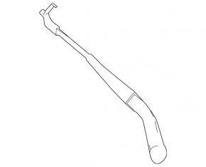 Wiper arm right Mercedes GLC 16-22