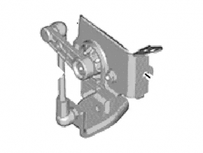 Lincoln MKC 15-19 rear left tilt sensor with traction control, rusty